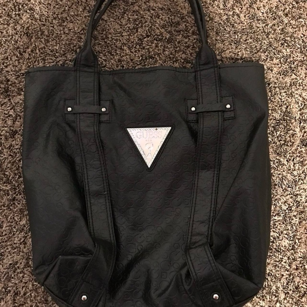 GUESS Black Tote Bag